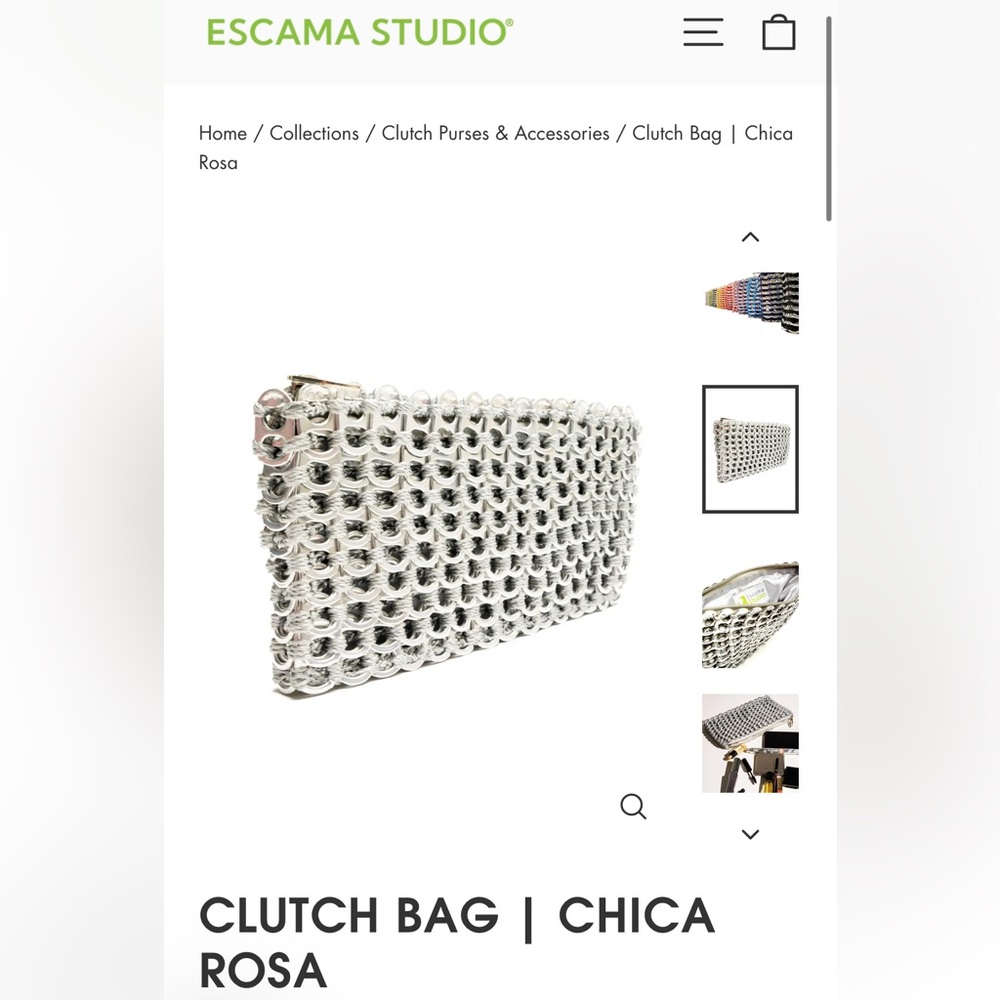 Handmade Bottle Tab Clutch - Chica Rosa